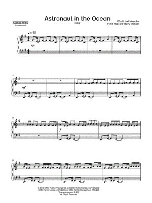 "Astronaut in the Ocean" Sheet Music - 14 Arrangements Available ...