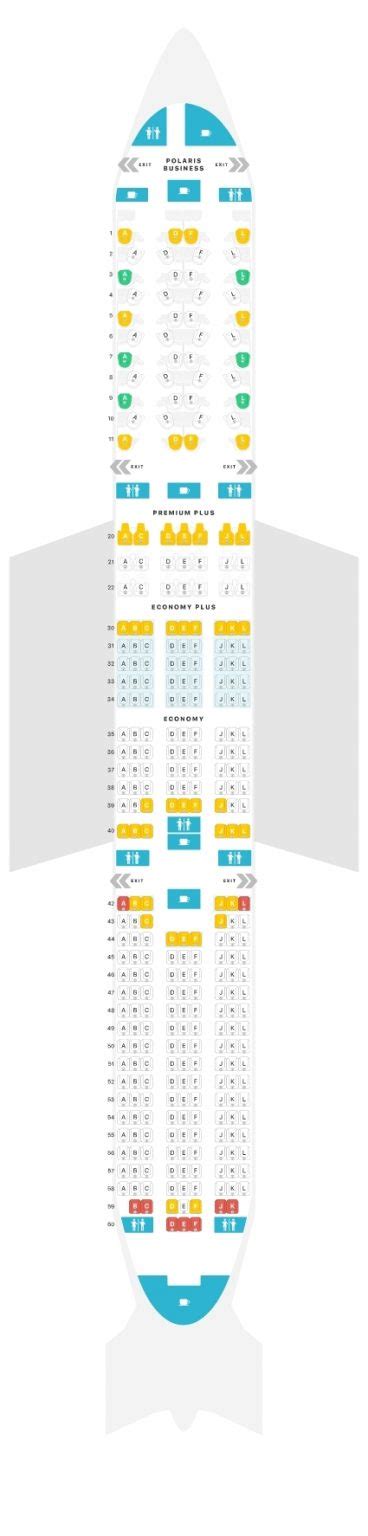 Boeing United 787 10 Seat Map Overview | Airportix