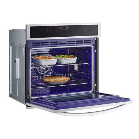 LG Air Fry with Easy Clean 30-in Self-cleaning Air Fry Convection Smart ...