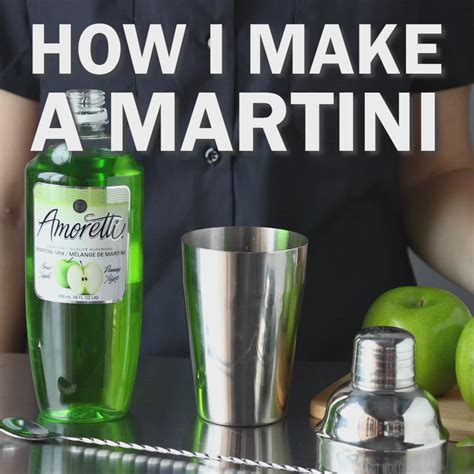 Premium Sour Apple Martini Mix — Amoretti