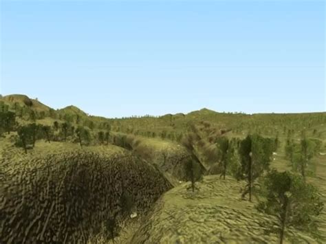 Landscape Hill Terrain Free 3d Model - .3ds - Open3dModel