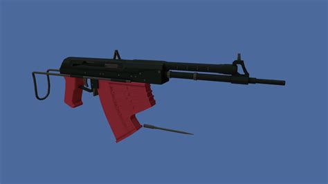 APS Underwater Rifle - 3D model by MinixMe [0afeb29] - Sketchfab