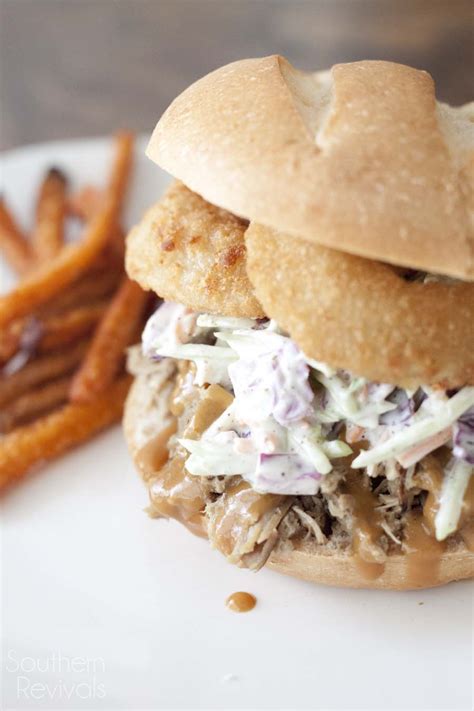 Southern BBQ Slaw Sandwich - Southern Revivals