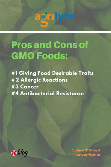 How Are Scientists Using GMOs - 4 Pros and Cons of GMO Foods