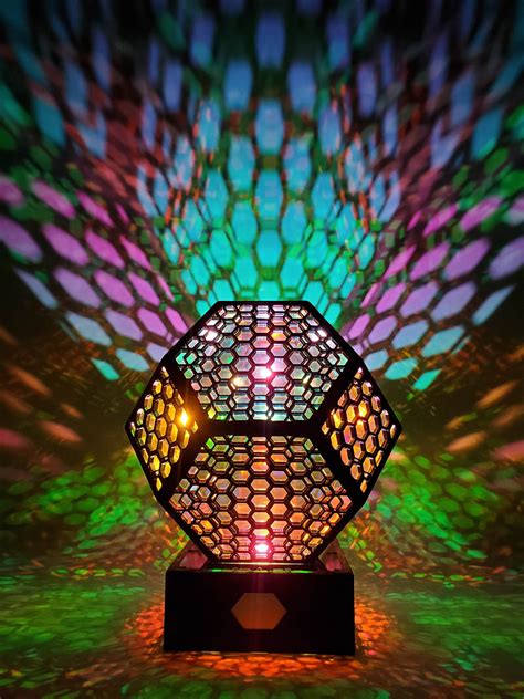 Illuminated Hive Lamp Reminds Us that Hexagons are the Bestagons