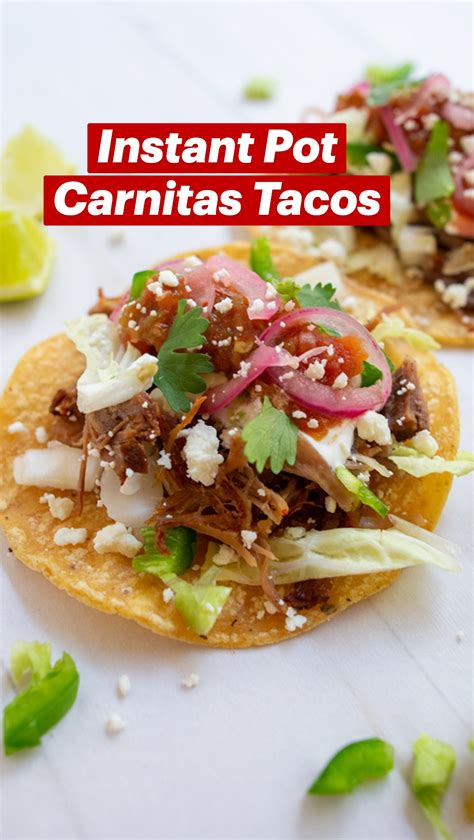 Instant pot carnitas tacos – Artofit