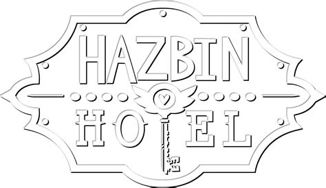 I made Hazbin Hotel (White) Logo | Fandom