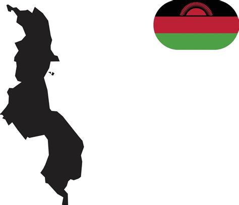 map and flag of Malawi 11175849 Vector Art at Vecteezy