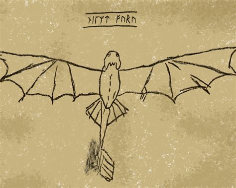 Hiccup's Sketch of Toothless, How to Train Your Dragon Printable ...