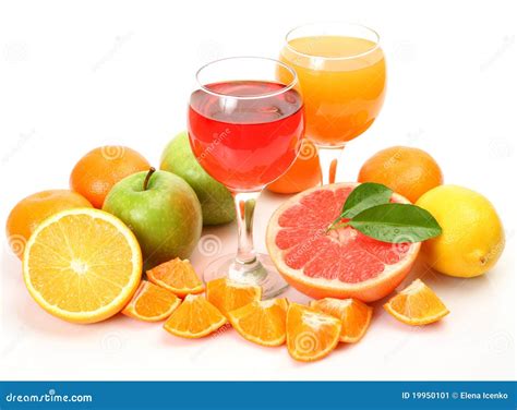 Fresh Fruit And Juice Stock Image - Image: 19950101