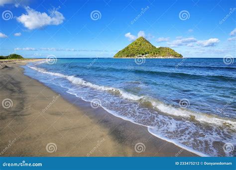 Levera Beach on Grenada Island with a View of Sugar Loaf Island ...