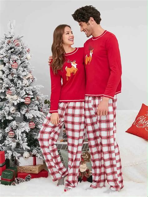 19 Cute Matching Christmas Pajamas for Couples | Couple pajamas ...