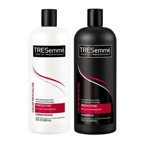 Tresemme Color Revitalize Hair Conditioner and Shampoo With Advanced Color Vibrancy Technology ...