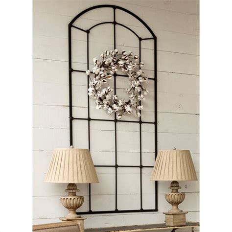 Metal Arched Window Frame - Shades of Light | Wall decor living room, Window frame decor, Metal ...