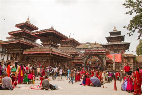 Teej Festival, Durbar Square, Kathmandu, Nepal Editorial Photography ...