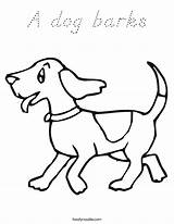 Barking Dog Coloring Pages sketch template
