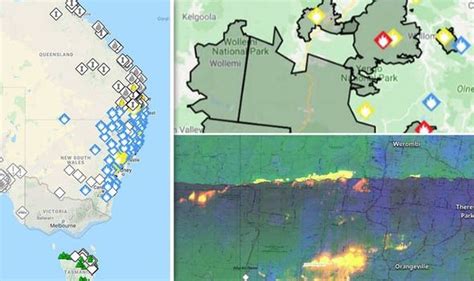 Map Of Queensland Fires Today