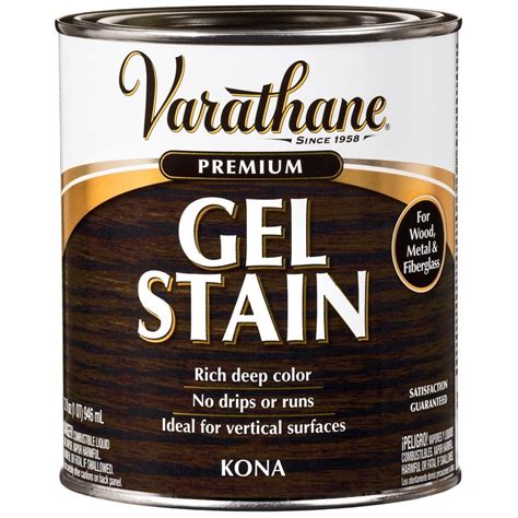 Varathane 1 Qt. Kona Wood Interior Gel Stain (2-Pack) 349701 - The Home ...