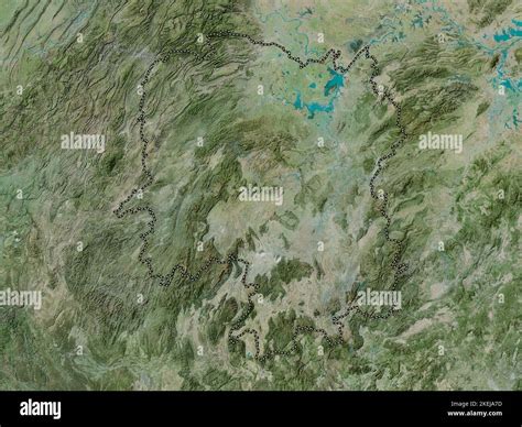 Hunan, province of China. High resolution satellite map Stock Photo - Alamy