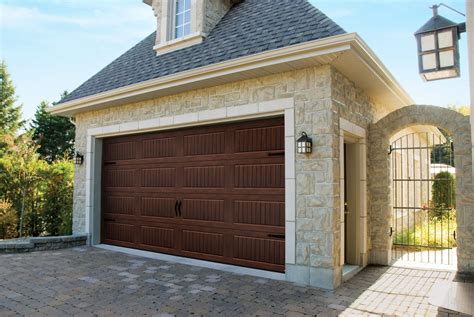 Garage Door Model : North Hatley Carriage Style, American Walnut. Get a FREE QUOTE : http://www ...