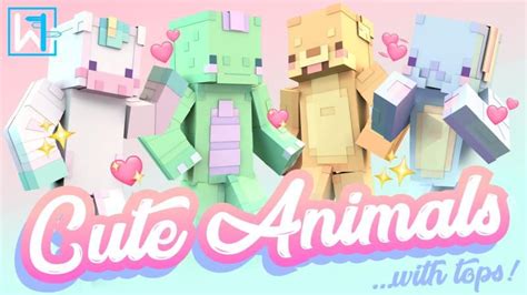 Cute Animals by Waypoint Studios (Minecraft Skin Pack) - Minecraft Marketplace (via ...