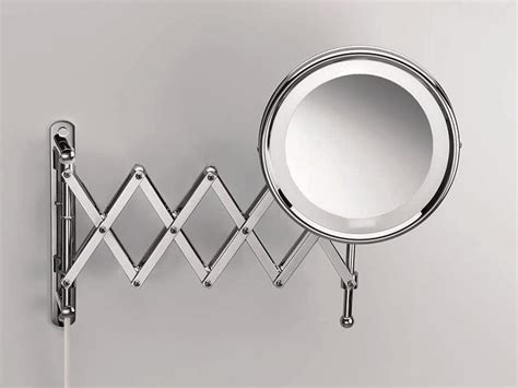 WALL-MOUNTED SHAVING MIRROR WITH INTEGRATED LIGHTING SPT 24 BY DECOR ...