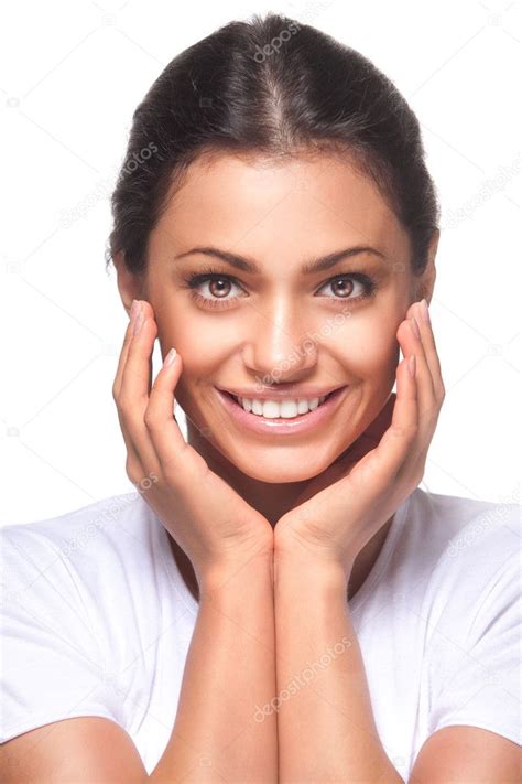 Beautiful girl with pretty smile — Stock Photo © doodko #9442436