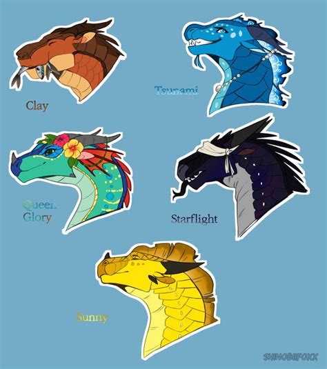 The Dragonets of Destiny by Shinobiifoxx on DeviantArt in 2021 | Wings ...