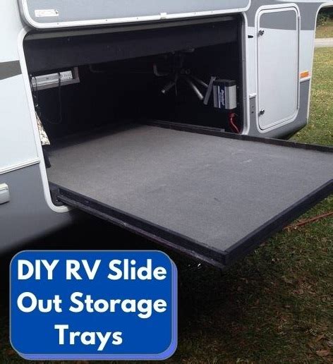 DIY RV Slide Out Storage Trays - 7 Easy Plans - The Fun Outdoors