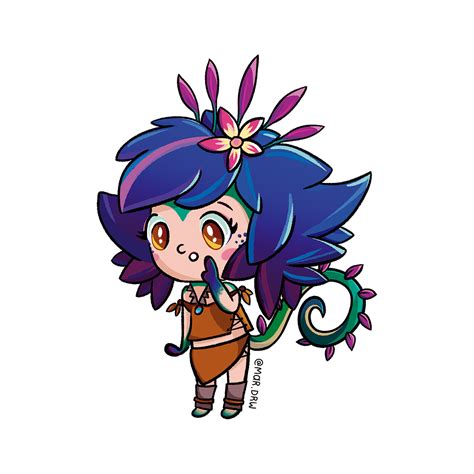 No eres Neeko en secreto... ¿o sí? [Neeko Fanart] on Behance