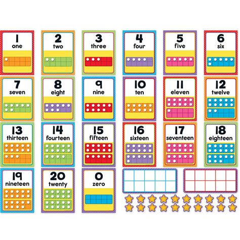 Carson Dellosa Education Numbers 0-20 Bulletin Board Set | Oriental Trading