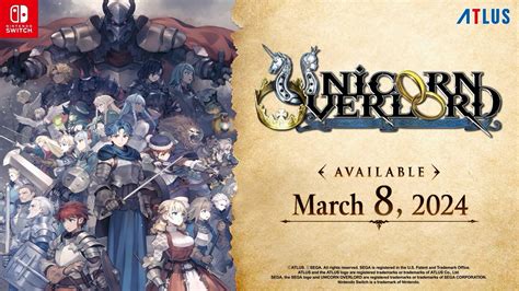 Tanti nuovi dettagli per Unicorn Overlord – Switch Italia