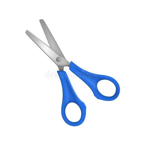 Blue scissors stock illustration. Illustration of blade - 9729393