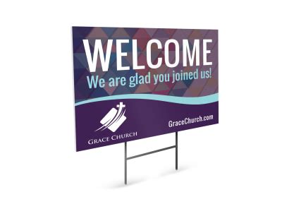 Church Yard Sign Templates