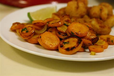 Laine's Recipe Box: Stir-Fried Carrots with Ginger, Lime, and Cilantro