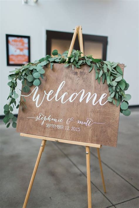 Wedding Welcome Sign, Welcome Sign, Wedding Wood Welcome Sign, Wedding ...