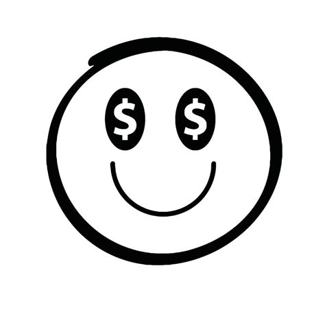 Emoji Money Eyes Face with Smile 4903817 Vector Art at Vecteezy