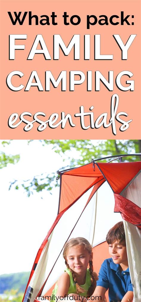 Family Camping Essentials (10 Essential Items For Camping With Kids)