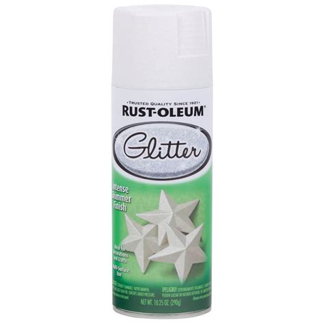 Rust-Oleum Specialty 10.25 oz. Pearl White Glitter Spray Paint-299426 ...