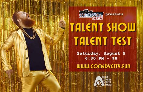 Talent Show Talent Test - ComedyCity