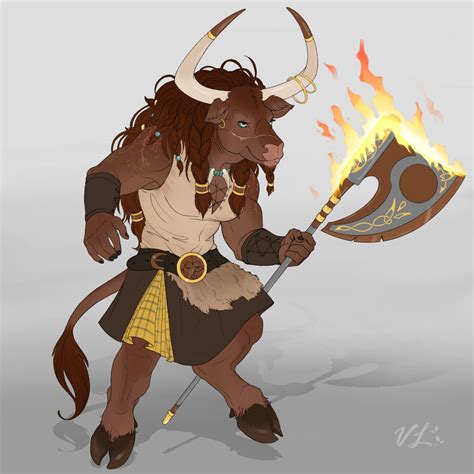 ArtStation - Minotaur, Valérie Lallier Character Design Male, Character ...