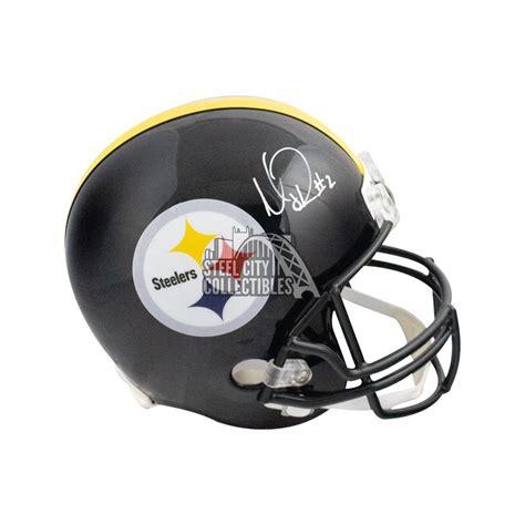 Mason Rudolph Autographed Pittsburgh Steelers Full-Size Football Helmet - JSA COA | Steel City ...