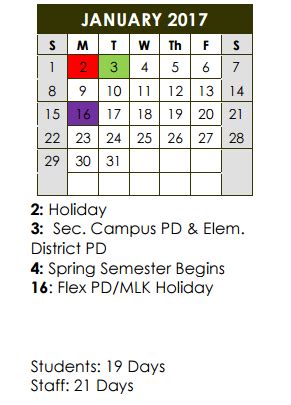 Coppell High School - School District Instructional Calendar - Coppell Isd - 2016-2017