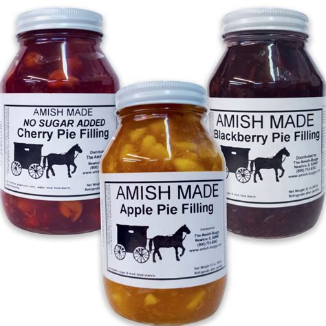 Amish Pie Filling - 32 Oz Jar | Arndt's Fudgery LLC