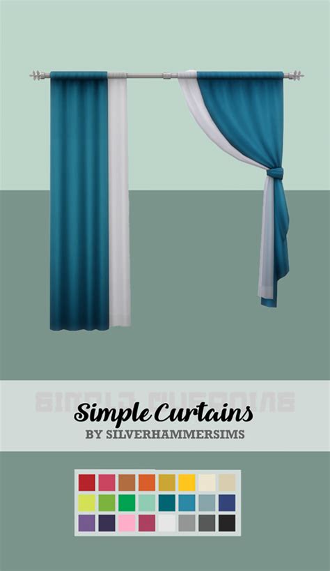 Sims 4 Frozen Curtains