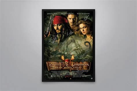 PIRATES OF THE CARIBBEAN: Dead Man's Chest - Signed Poster + COA