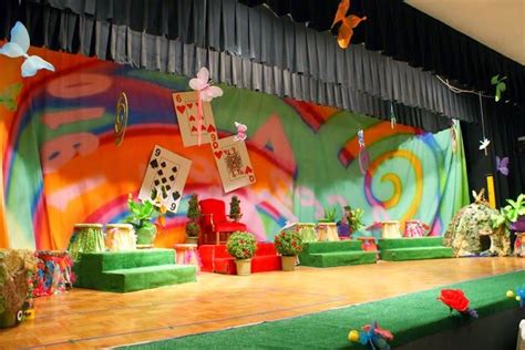 Alice in Wonderland stage set | Teaching Inspiration | Pinterest | Wonderland, Stage set and ...