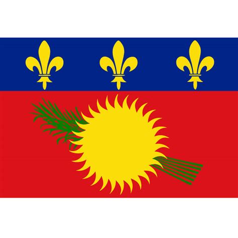 Guadeloupe flag Royalty Free Stock SVG Vector