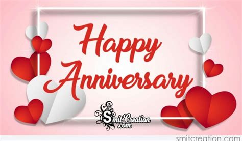 Happy Anniversary Hearts - SmitCreation.com