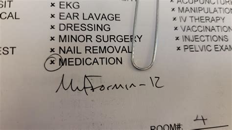 My typical doctor handwriting. I try to clean it up a little if I'm ...